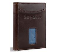 bugatti Secure Slim Cartera Protección RFID Piel 8 cm marrón