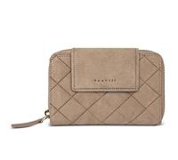 bugatti Fabia Cartera de Cuero para Mujeres, con Cremallera y protección RFID, Arena