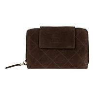 bugatti Fabia Cartera de Cuero para Mujeres, con Cremallera y protección RFID, marrón
