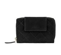 bugatti Fabia Cartera de Cuero para Mujeres, con Cremallera y protección RFID, Negro