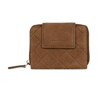 bugatti Fabia Cartera de Mujer con Cremallera y protección RFID, de Cuero, coñac