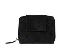 bugatti Fabia Cartera de Mujer con Cremallera y protección RFID, de Cuero, Negro