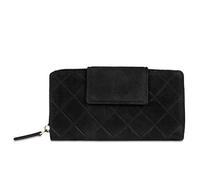 bugatti Fabia Cartera Larga de Mujer de Cuero, Gran Billetera con protección RFID, Negro