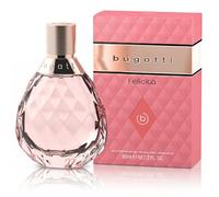 bugatti Perfume para mujer Felicità Rosa EdP 60 ml I Florales Mujer Perfume con matices veraniegos de bergamota, rosa, macadamia, almizcle y sándalo I Feminines Eau de Parfum Mujer Floral & Fresco