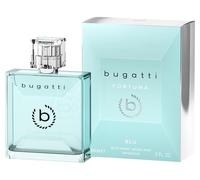bugatti FORTUNA BLU Perfume Mujer 60 ml I Agua de perfume verde floral para mujer con frasco de cristal de declaración I Combinación viva de bergamota, peonía, jazmín, almizcle y sándalo I Perfume