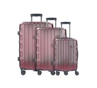 bugatti Galatea 4 Roll Suitcase Set 3pcs. rojo