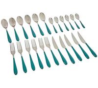 Bugatti ggcv -023 F50 Gioia - Cubertería (24 Piezas, Acero Inoxidable Verde celadón Verde 22 x 8 x 30 cm
