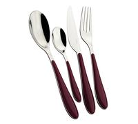 Bugatti ggrg -023 F50 Gioia - Cubertería (24 Piezas, Acero Inoxidable Rojo de 22 x 8 x 30 cm