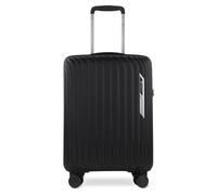 bugatti Hera Maleta rígida S - Trolley Ultraligero con 4 Ruedas, Maleta de Cabina para Equipaje de Mano - Negro