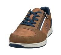 bugatti Klassischer Sneaker mit Zipp-Element und Logo An Der Seite, Zapatillas Hombre, Cognac 6300, 43 EU