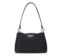 bugatti Leah Bolso de hombro mujer, bandolera de piel sintética con dos correas de hombro, negro