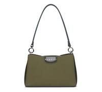 bugatti Leah Bolso de hombro mujer, bandolera de piel sintética con dos correas de hombro, oliva