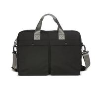 bugatti Legere Maletín para hombre, bolso de negocios ligero de poliéster ripstop, negro