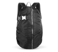 bugatti Letter's Mochila grande 15", mochila 2-en-1 daypack y bolsa de viaje de poliéster ripstop negro