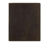bugatti Luca Cartera Piel 10 cm marrón