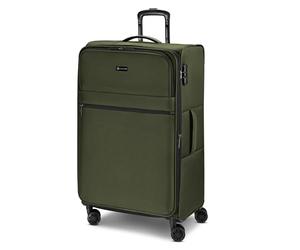 BUGATTI Maleta Check-in para hombre y mujer | carro grande XL 46,5 x 28,5 x 75 cm de material de poliéster flexible de alta calidad | extensible y doble rollo | Serie Valencia Soft