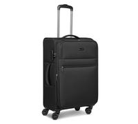 BUGATTI Maleta Check-in para hombre y mujer | carro mediano 41,5 x 23,5 x 65 cm de material de poliéster flexible de alta calidad | extensible y doble rollo | Serie Valencia Soft