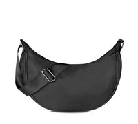 bugatti Mare 1.0 Moonbag crossbody para mujer, bolso bandolera media luna ligero de poliéster, negro