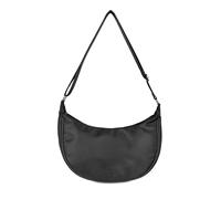 bugatti Mare 1.0 Moonbag crossbody para mujer, bolso bandolera media luna ligero de poliéster, negro