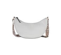 bugatti Mare 3.0 Moonbag para mujer - Bolso bandolera ligero de imitación de piel, forma de media luna, blanco