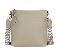 bugatti Mare 3.0 - Bolso bandolera ligero para mujer de imitación de piel, color beige