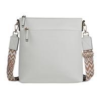 bugatti Mare 3.0 - Bolso bandolera ligero para mujer de imitación de piel, color blanco