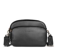 bugatti Mare 3.0 Bolso de mujer con bandolera, tamaño mediano, imitación de piel, negro