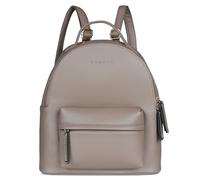 bugatti Mare 3.0 - Mochila ligera de imitación de piel para mujer, ideal para el día a día y los viajes, color topo
