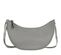 bugatti Mare 3.0 Moonbag Mujer - Bolso bandolera ligero de imitación de piel, forma de media luna, gris topo