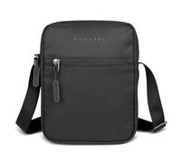 bugatti Mare Basic bolso bandolera pequeño, bolso bandolera unisex con correa ajustable, negro