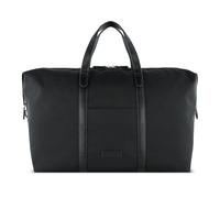 bugatti Maro Bolsa de Viaje poliéster, Bolsa de Deporte con Sistema Trolley, Altura Ampliable, Negro