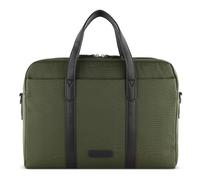Bugatti Maro business bag large, maletín para hombre fabricado en poliéster con compartimento para portátil de aprox. 15", oliva