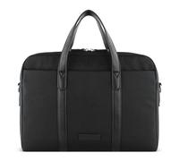 Bugatti Maro business bag large, maletín para hombre fabricado en poliéster con compartimento para portátil de aprox. 15", negro