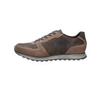 bugatti Materialmix-Sneaker im Klassischen Business-Stil, Zapatillas Hombre, Gris Oscuro Pardo 1411, 45 EU