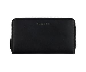 bugatti Mira Cartera Protección RFID Piel 19 cm negro