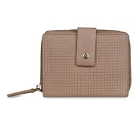 bugatti Noemi Cartera para Mujer con Cremallera y protección RFID, Cartera de Piel, Arena