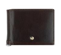 bugatti Neaples Tarjetero con Clip para Billetes, Monedero con protección RFID, marrón