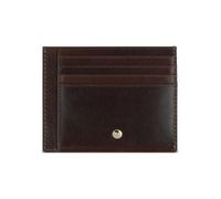 bugatti Neaples Tarjetero de Piel de Vacuno con 8 Compartimentos para Tarjetas, Monedero en marrón