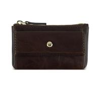 bugatti Neaples Llavero de Piel de Vacuno con Monedero - en Elegante Caja de Regalo - Marrón