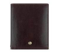 bugatti Neaples Monedero de Cuero, Cartera con protección RFID, Formato Vertical en marrón