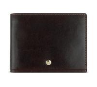 bugatti Neaples Monedero de Piel con Solapa, Cartera con protección RFID, marrón