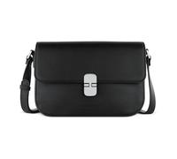 Bugatti Nela, Bolso bandolera para mujer, bolso tipo caja M de piel sintética, negro