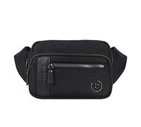 bugatti Nero Riñonera, Riñoneras Hombre y Mujer, Bolsa de Cintura y Pecho - Viajes, Deportes y Vida Cotidiana - Negro