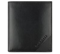 bugatti Nobile Cartera de Cuero Genuino - Cartera pequeña con protección RFID, Negra