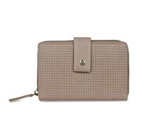 bugatti Noemi Cartera de Piel para Mujer, Cartera con Cremallera tamaño M con protección RFID, Arena