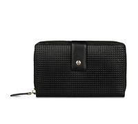 bugatti Noemi Cartera Grande para Mujer tamaño L de Piel con protección RFID, Negro