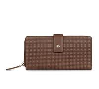 bugatti Noemi Cartera Larga para Mujer de Piel con protección RFID, coñac