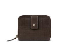 bugatti Noemi Cartera para Mujer con Cremallera y protección RFID, Cartera de Piel, marrón