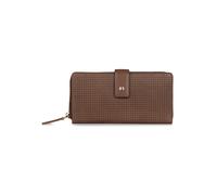 bugatti Noemi Cartera Larga para Mujer de Piel con protección RFID, coñac