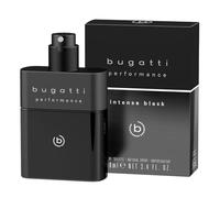 bugatti Performance Intense Black Perfume para hombre, 100 ml, perfume oriental de madera para hombre con fruta de la pasión, cachemira, ámbar y almizcle, potente con notas exóticas masculinas